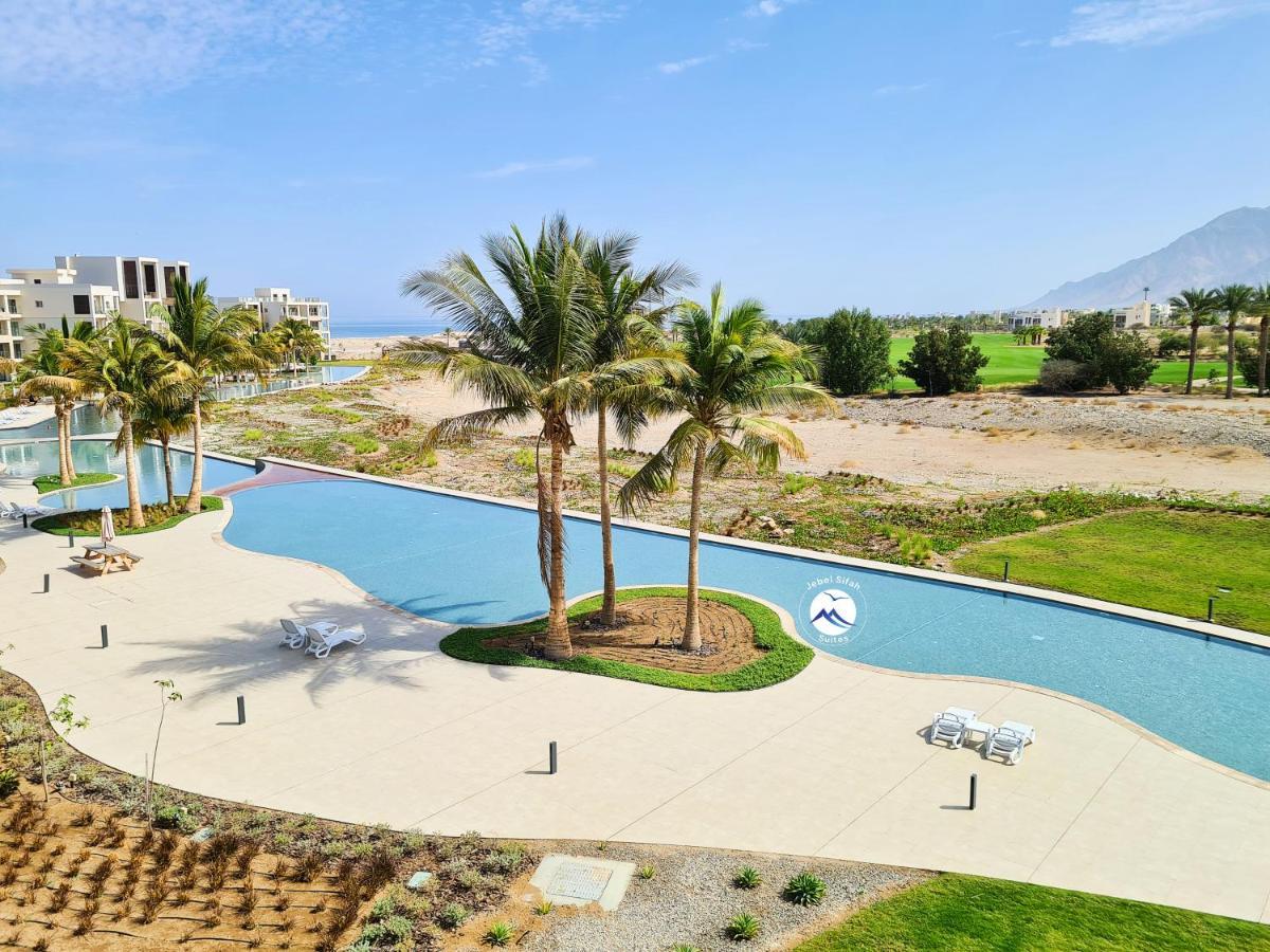 Jebel Sifah Golf Lake Apartments As Sifah Bagian luar foto